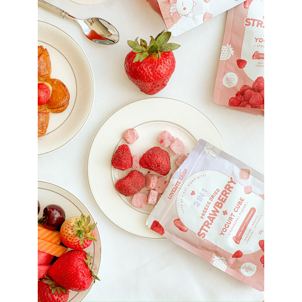 Lovebite 2in1 Strawberry + Yogurt Cube (Special Edition) 20g