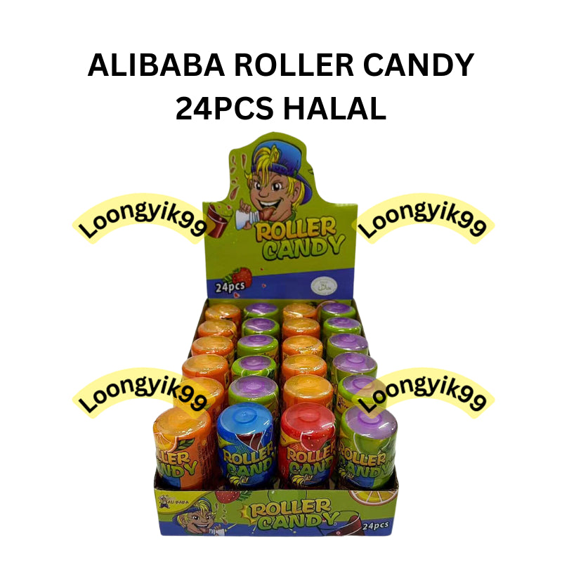 ALIBABA ROLLER CANDY 24PCS HALAL