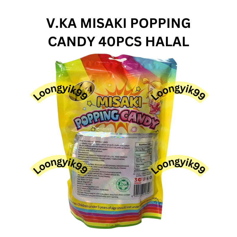 V.KA MISAKI POPPING CANDY 40PCS HALAL