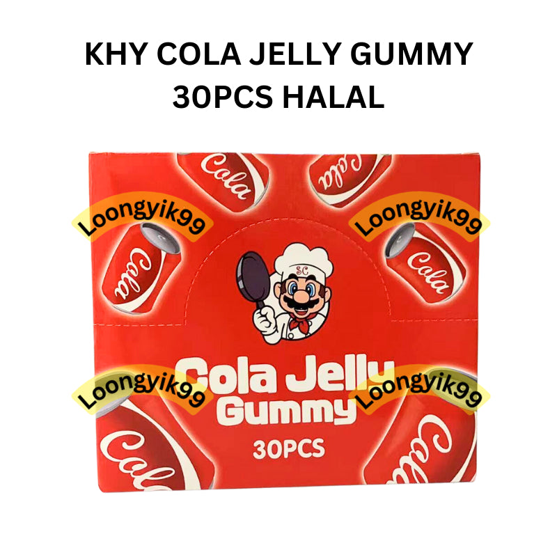 KHY COLA JELLY GUMMY 30PCS HALAL