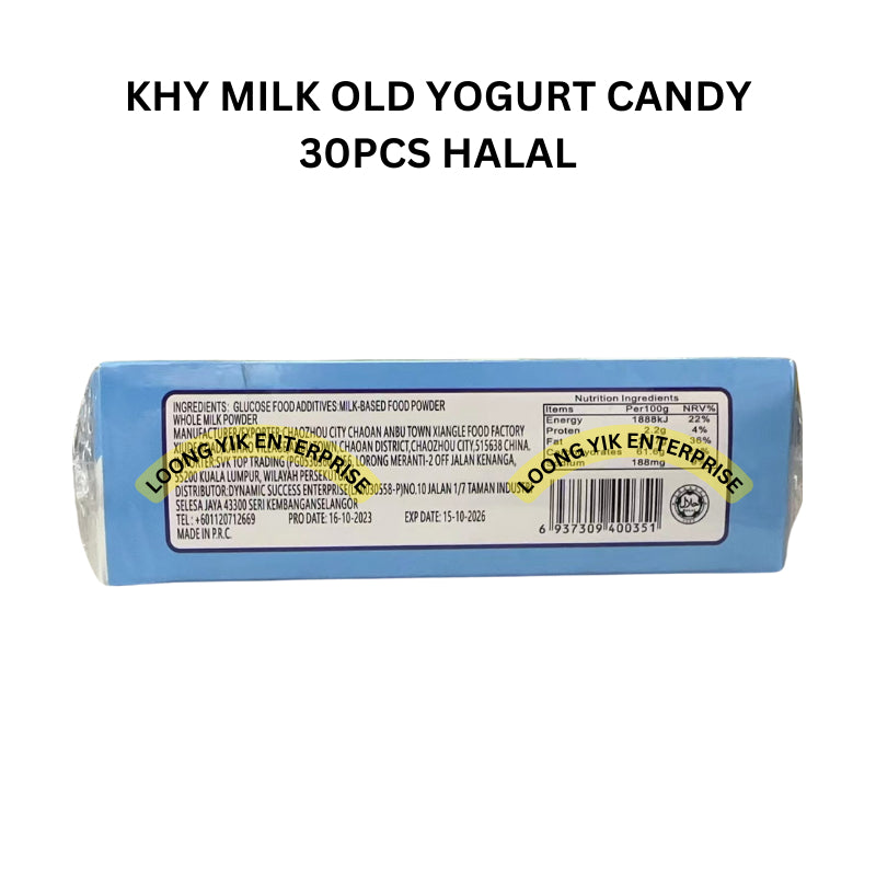 KHY MILK OLD YOGURT CANDY 30PCS HALAL