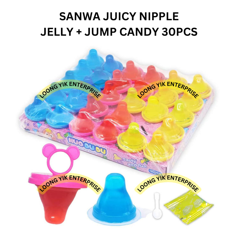 SANWA JUICY NIPPLE JELLY + JUMP CANDY 30PCS HALAL