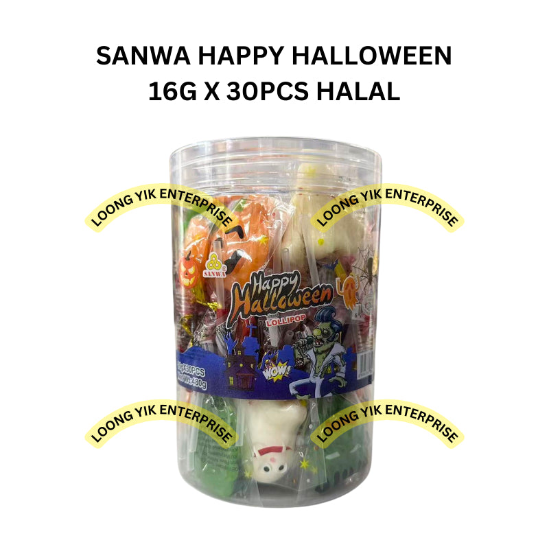 SANWA HAPPY HALLOWEEN 16G X 30PCS HALAL