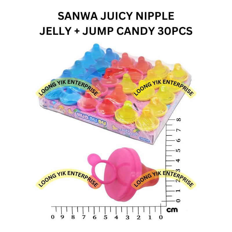 SANWA JUICY NIPPLE JELLY + JUMP CANDY 30PCS HALAL