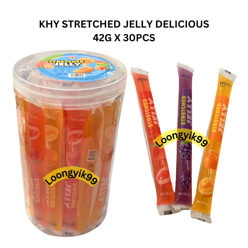 KHY STRETCHED JELLY DELICIOUS 42G X 30PCS HALAL