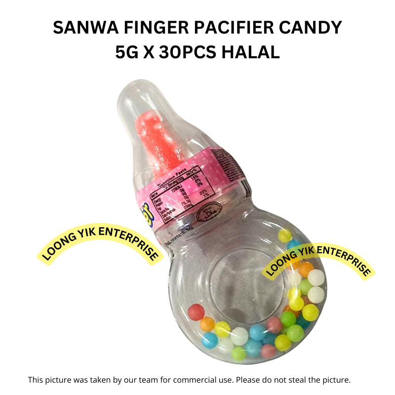 SANWA FINGER PACIFIER CANDY 5G X 30PCS HALAL