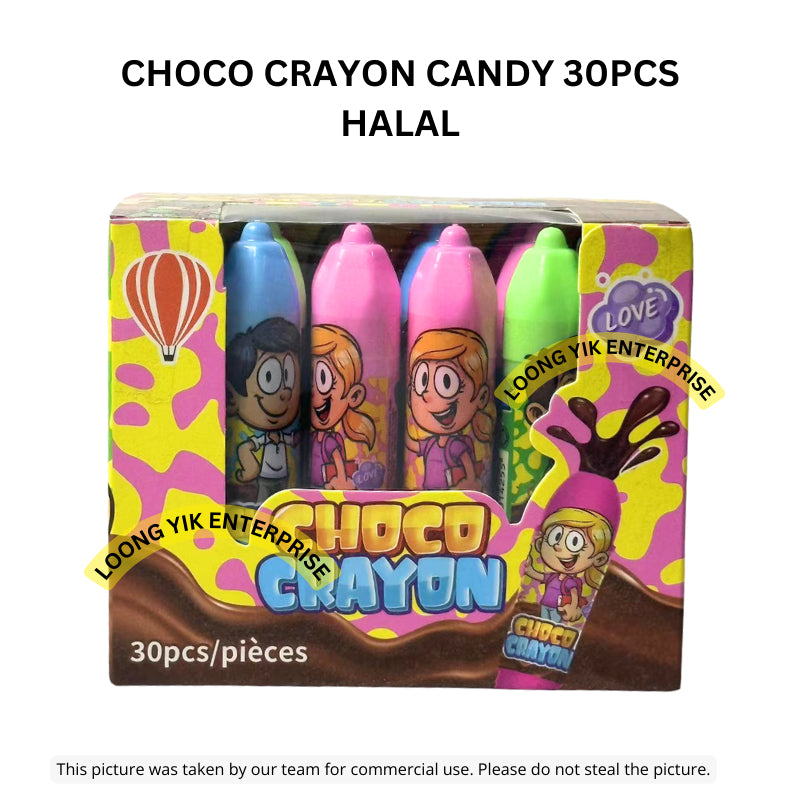 CHOCO CRAYON CANDY 30PCS HALAL