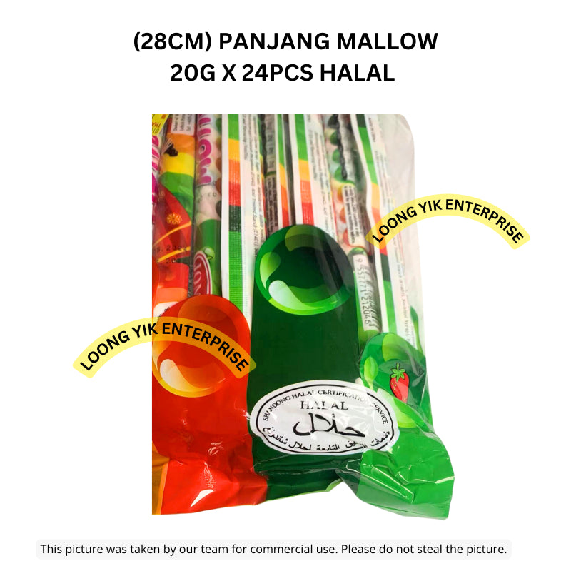 (28CM) PANJANG MALLOW 20G X 24PCS HALAL