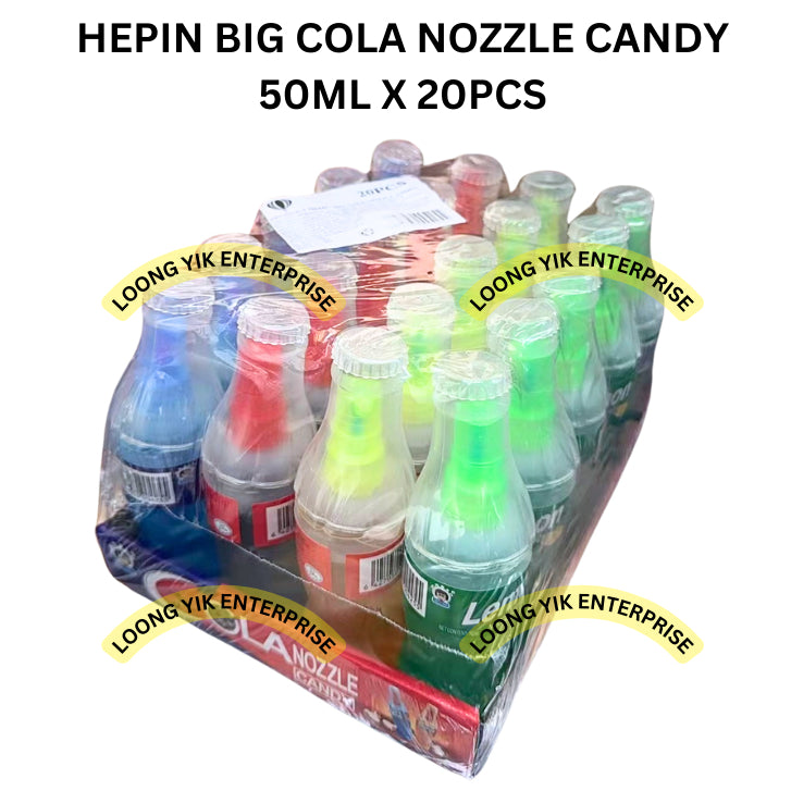 HEPIN BIG COLA NOZZLE CANDY 50ML X 20PCS HALAL