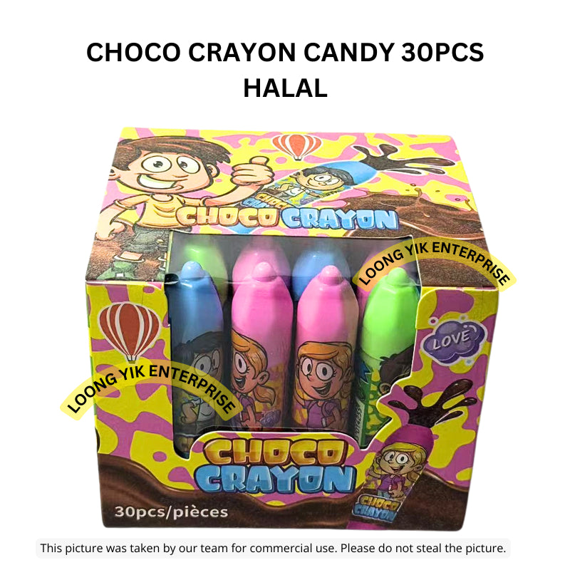 CHOCO CRAYON CANDY 30PCS HALAL