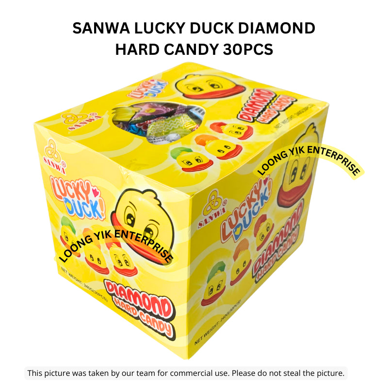 SANWA LUCKY DUCK DIAMOND HARD CANDY 30PCS