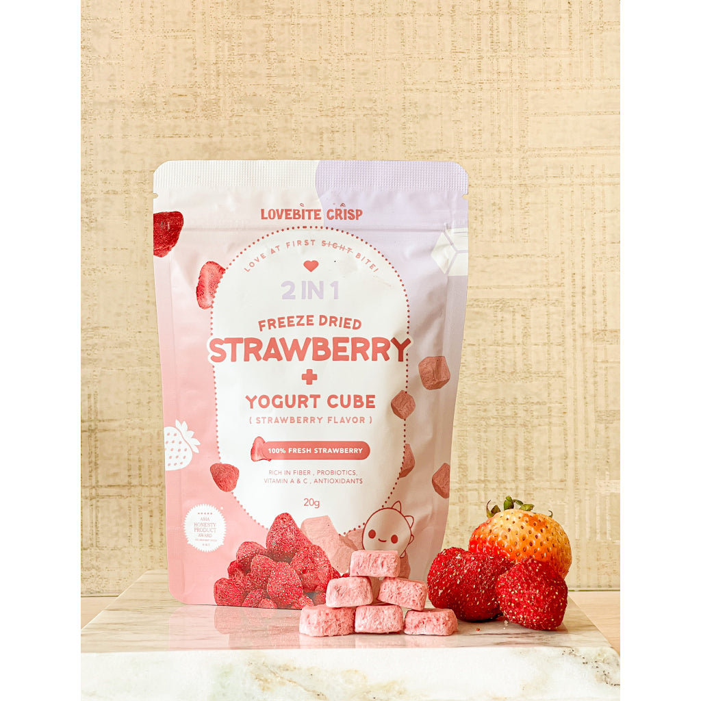 Lovebite 2in1 Strawberry + Yogurt Cube (Special Edition) 20g