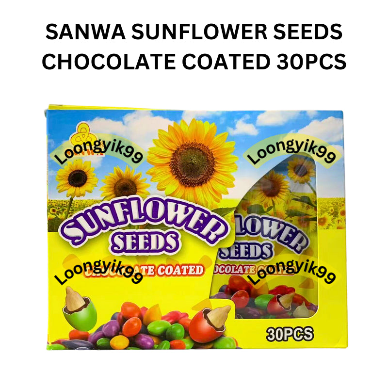 SANWA SUNFLOWER SEEDS CHOCOLATE COATED 30PCS