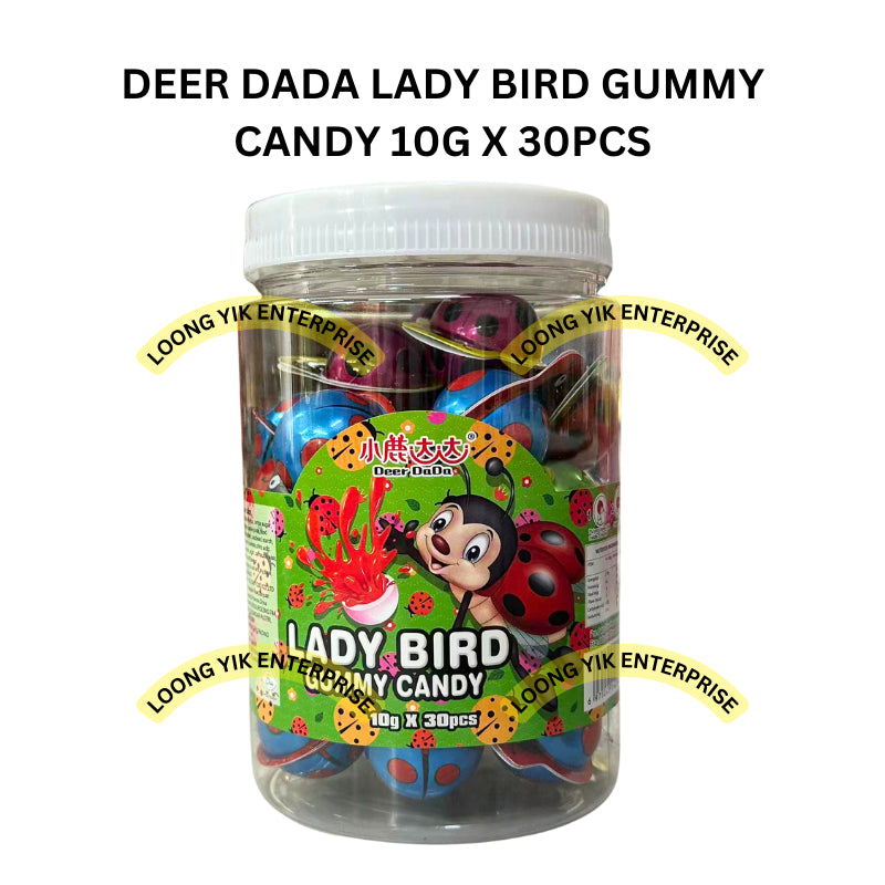 DEER DADA LADY BIRD GUMMY CANDY 10G X 30PCS