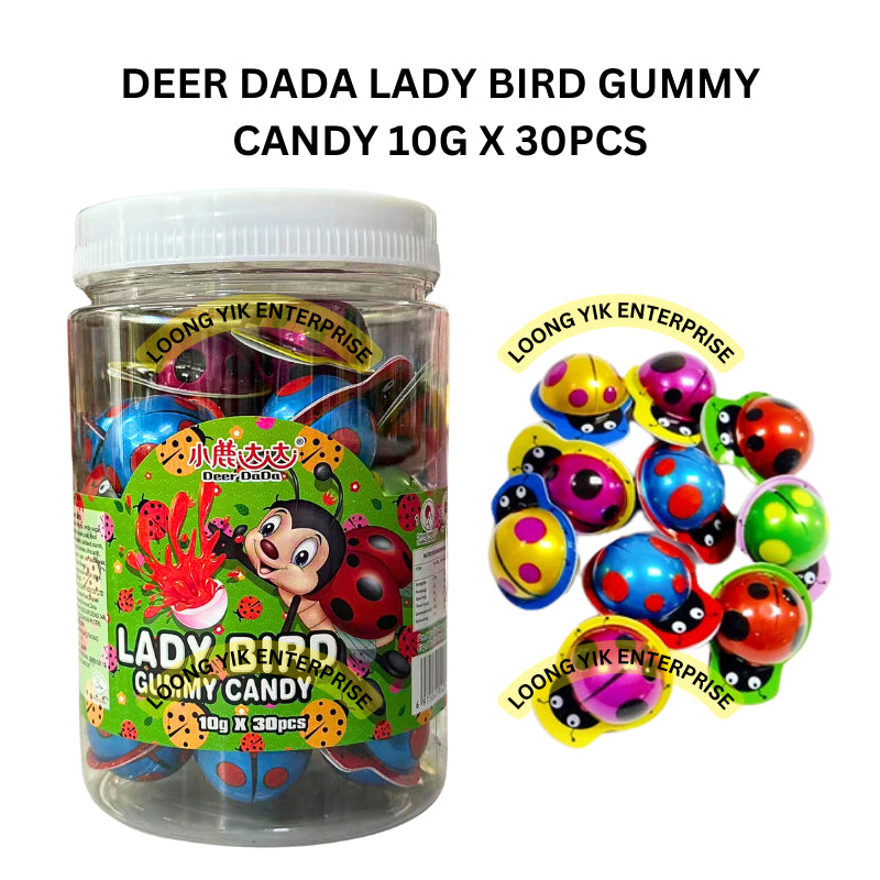 DEER DADA LADY BIRD GUMMY CANDY 10G X 30PCS