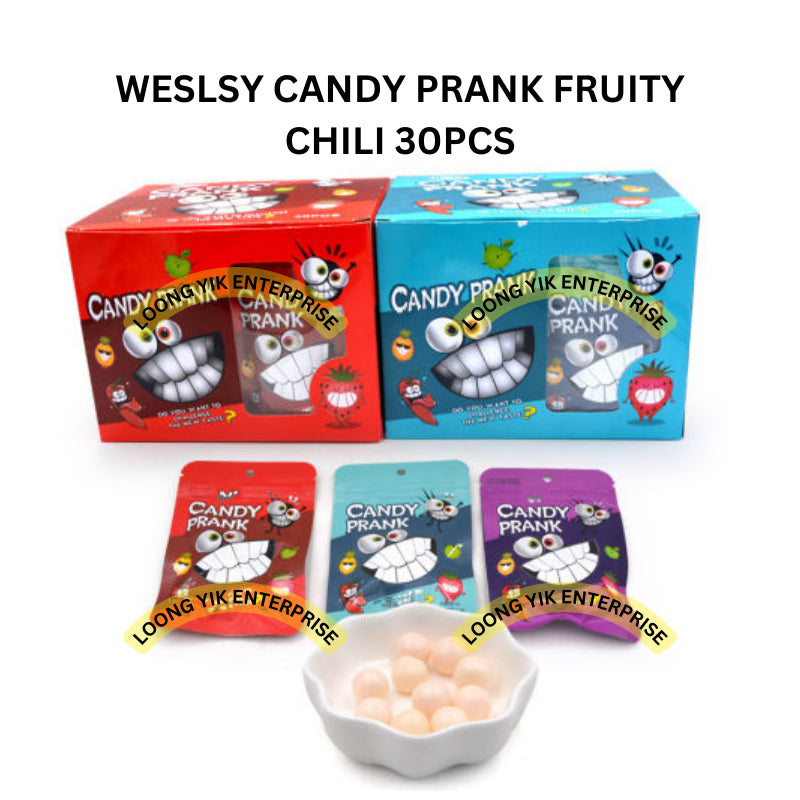 WESLSY CANDY PRANK FRUITY CHILI 30PCS HALAL