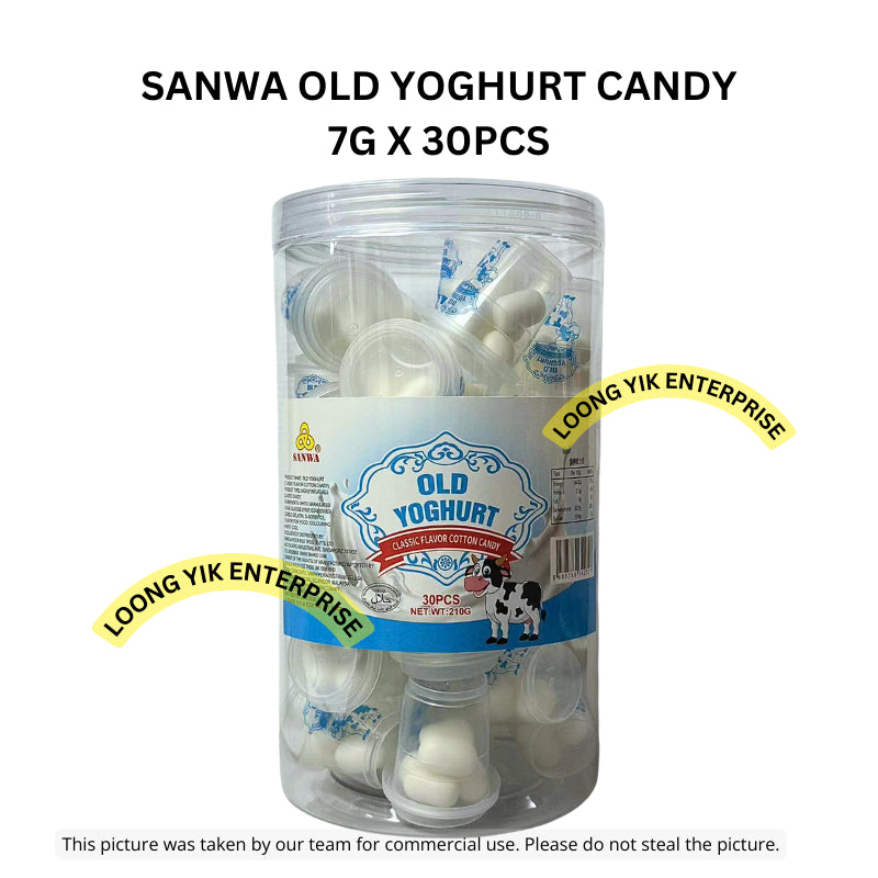 SANWA OLD YOGHURT CANDY 7G X 30PCS