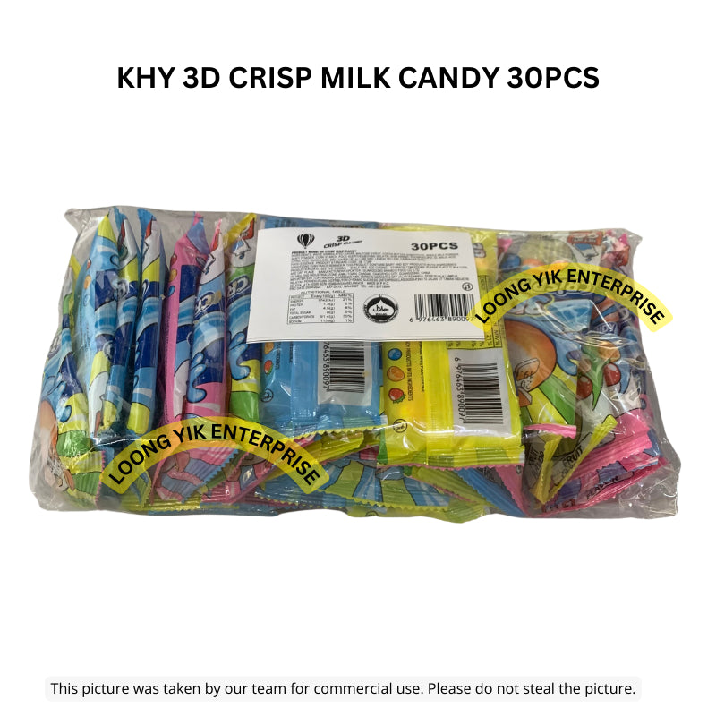 KHY 3D CRISP MILK CANDY 30PCS