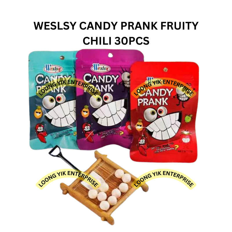 WESLSY CANDY PRANK FRUITY CHILI 30PCS HALAL