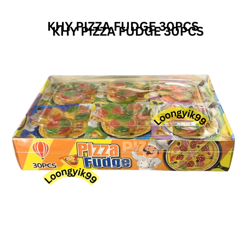 KHY PIZZA FUDGE GUMMY CANDY 30PCS HALAL