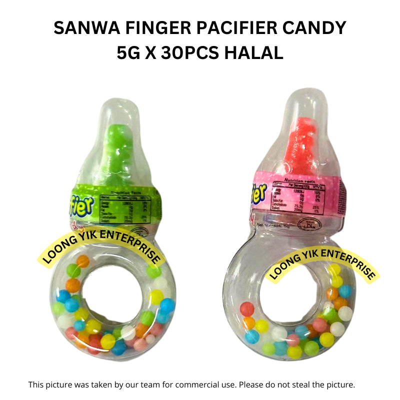 SANWA FINGER PACIFIER CANDY 5G X 30PCS HALAL