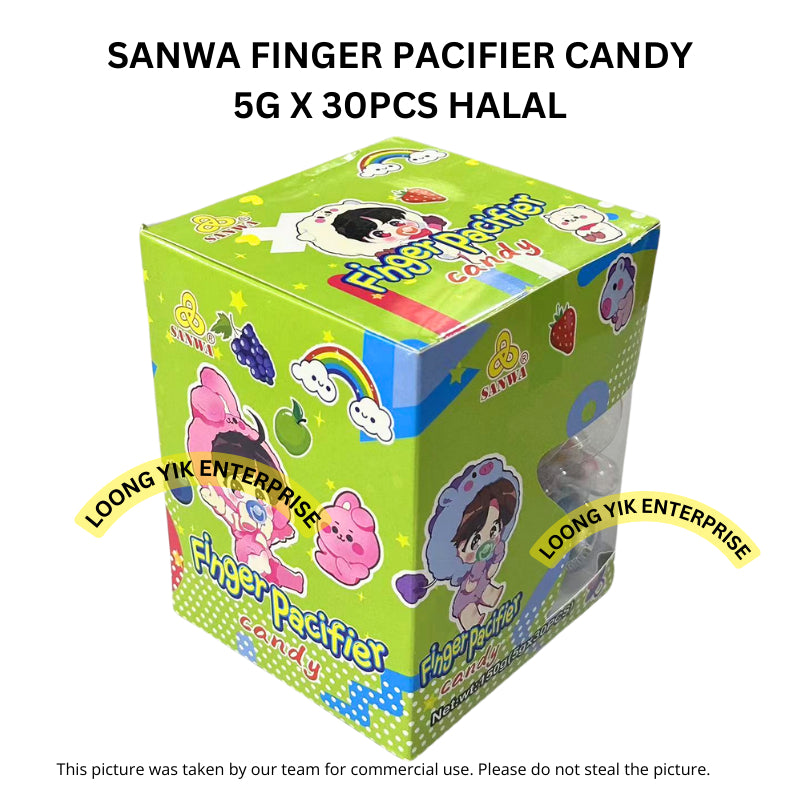 SANWA FINGER PACIFIER CANDY 5G X 30PCS HALAL