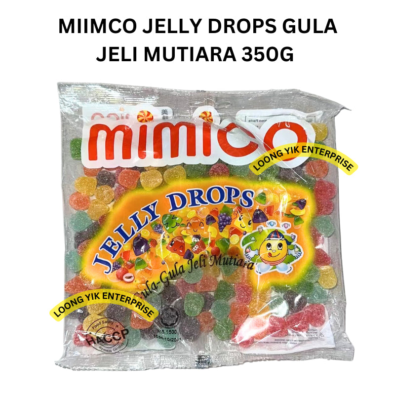 MIIMCO JELLY DROPS GULA JELI MUTIARA 350G HALAL