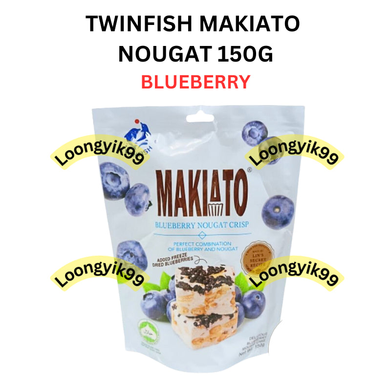 TWINFISH MAKIATO NOUGAT COCOA BLUEBERRY STRAWBERRY 150G