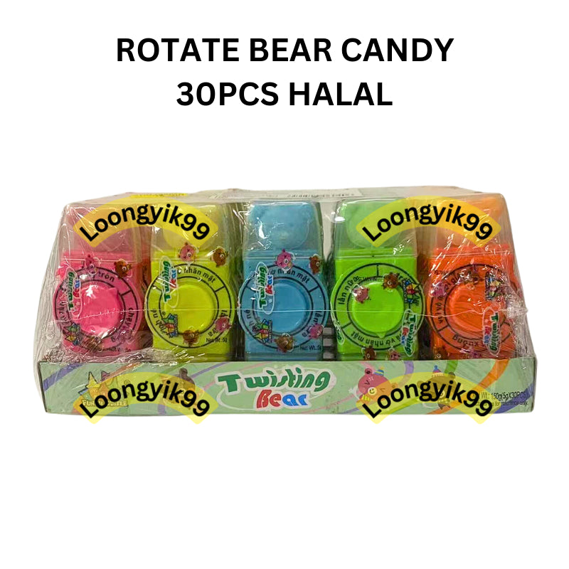 ROTATE BEAR CANDY 30PCS HALAL