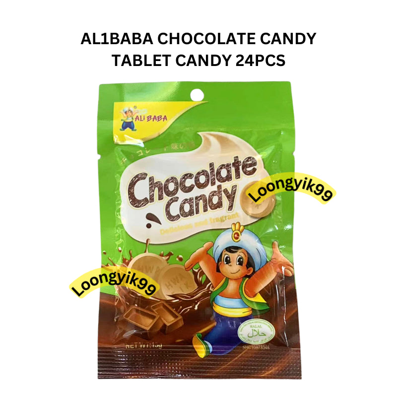 ALIBABA CHOCOLATE CANDY TABLET CANDY 24PCS HALAL