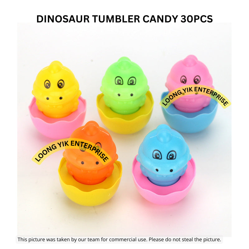 DINOSAUR TUMBLER CANDY 30PCS