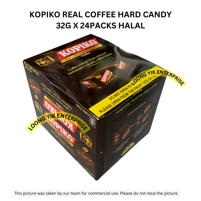 KOPIKO REAL COFFEE HARD CANDY 32G X 24PACKS HALAL