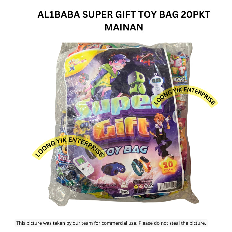 AL1BABA SUPER GIFT TOY BAG 20PKT MAINAN