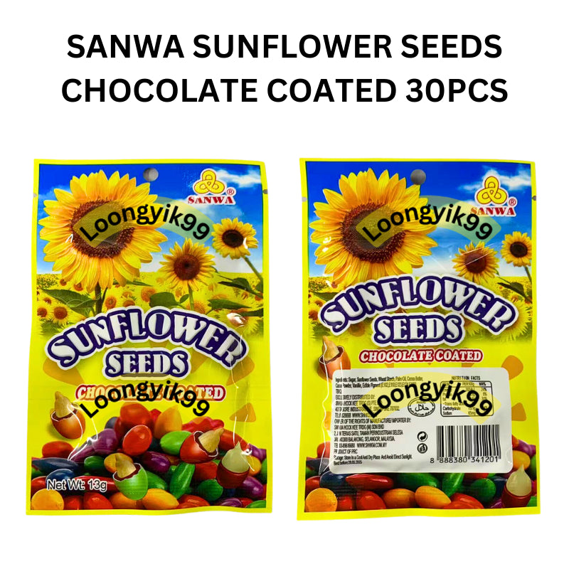 SANWA SUNFLOWER SEEDS CHOCOLATE COATED 30PCS