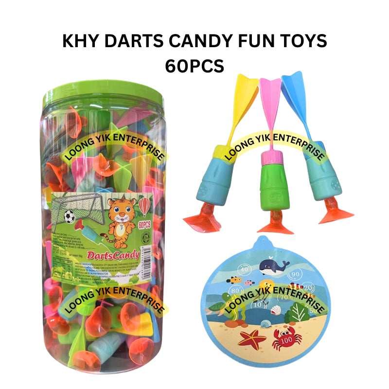 KHY DARTS CANDY FUN TOYS 60PCS HALAL