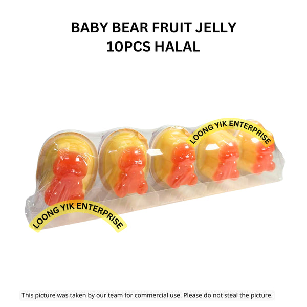 BABY BEAR FRUIT JELLY 10PCS HALAL