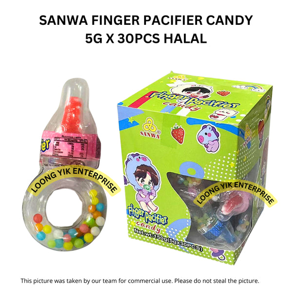 SANWA FINGER PACIFIER CANDY 5G X 30PCS HALAL