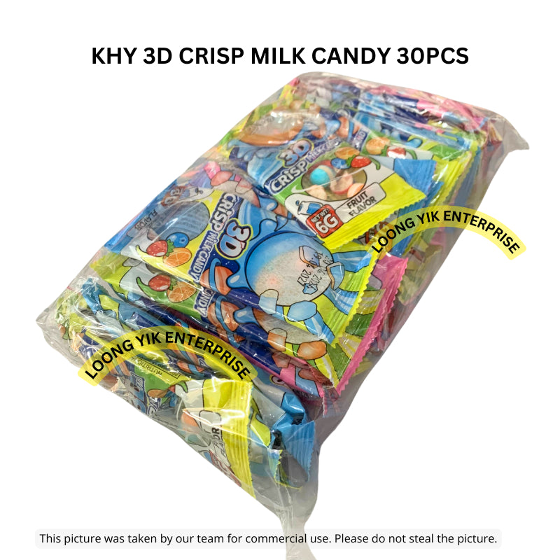 KHY 3D CRISP MILK CANDY 30PCS