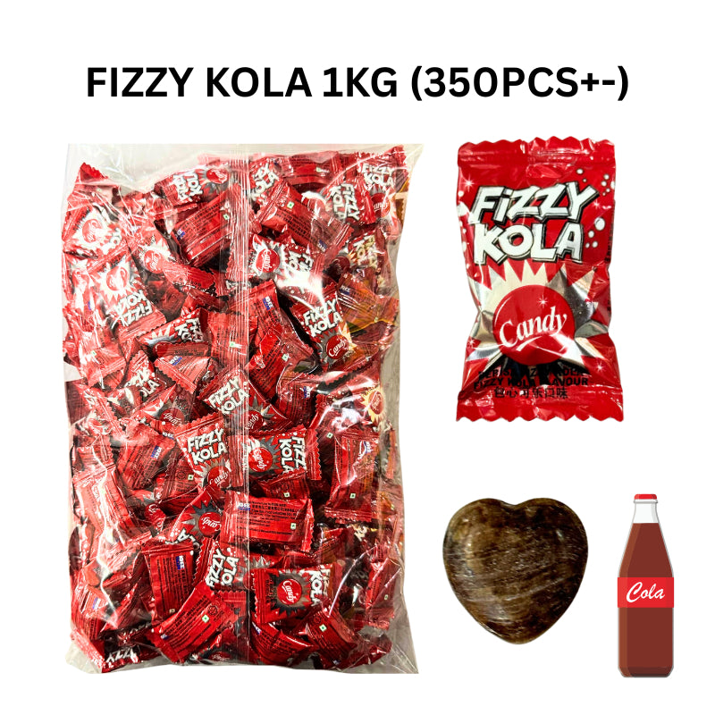 *Halal* Fizzy Kola Candy 1KG (350pcs+-) Childhood Coca Cola Candy