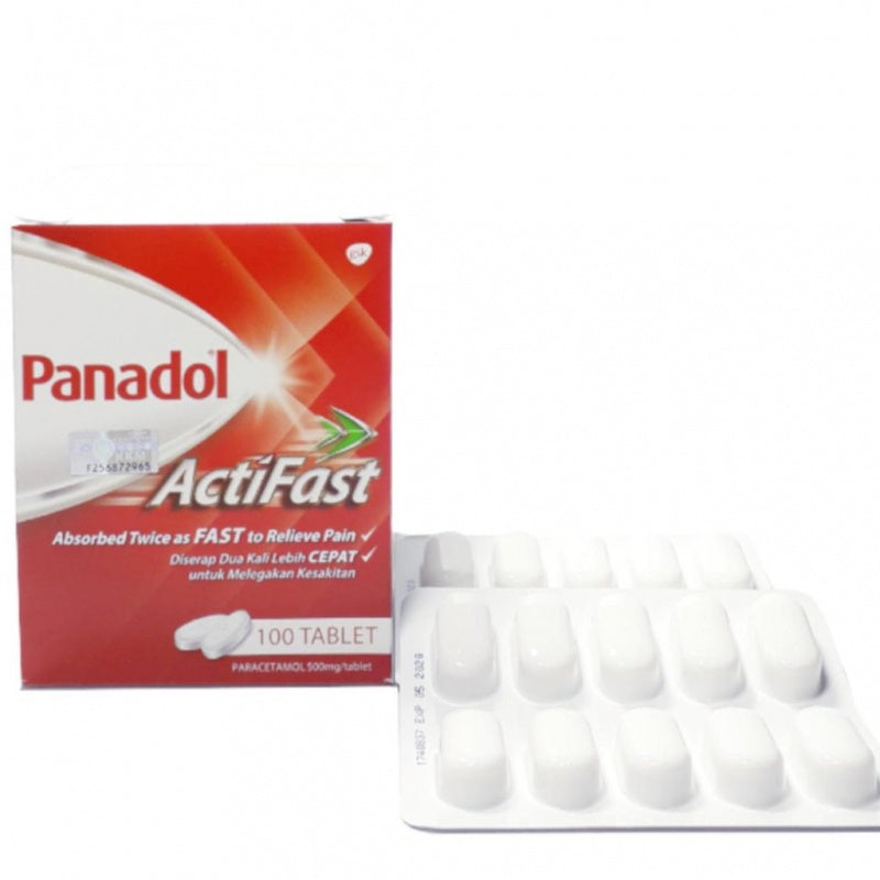 🔥Ready Stock🔥GSK Panadol Regular 500mg/tablet (1Strip x 10's)- EXP : 2027 Demam Saikit kepala (Actifast Pre-order)