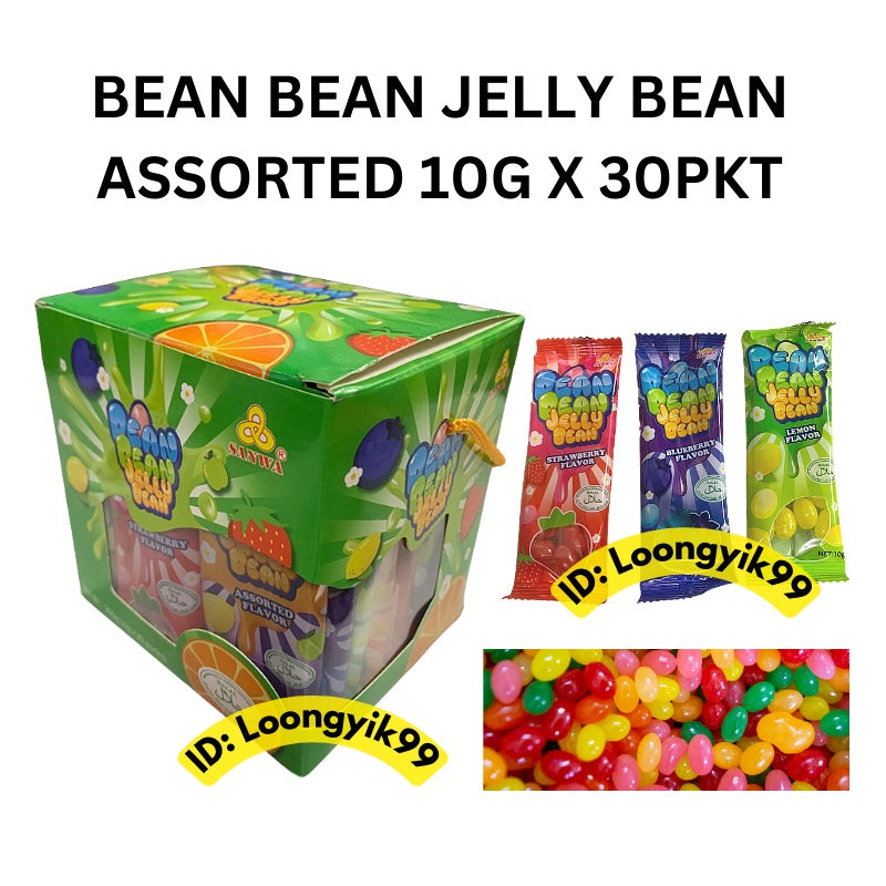 BEAN BEAN JELLY BEAN ASSORTED FLAVOUR 10G X 30PKT