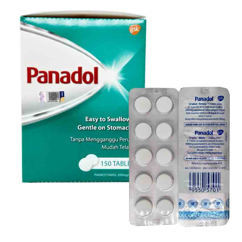 🔥Ready Stock🔥GSK Panadol Regular 500mg/tablet (1Strip x 10's)- EXP : 2027 Demam Saikit kepala (Actifast Pre-order)