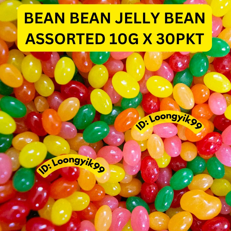 BEAN BEAN JELLY BEAN ASSORTED FLAVOUR 10G X 30PKT