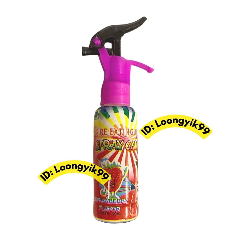 EXTINGUISHER SPRAY CANDY 30PCS FRUITY FLAVOUR JUICE