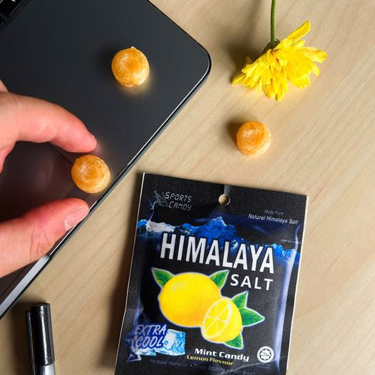 1PKT HIMALAYA SALT EXTRA COOL LEMON CANDY HALAL