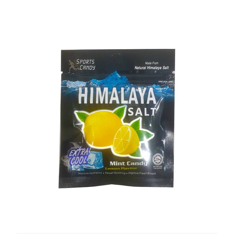 HIMALAYA SALT MINT CANDY 15G X 12PKT HALAL FRESH BREATH LEMON FLAVOUR EXTRA COOL