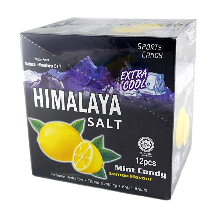 1PKT HIMALAYA SALT EXTRA COOL LEMON CANDY HALAL