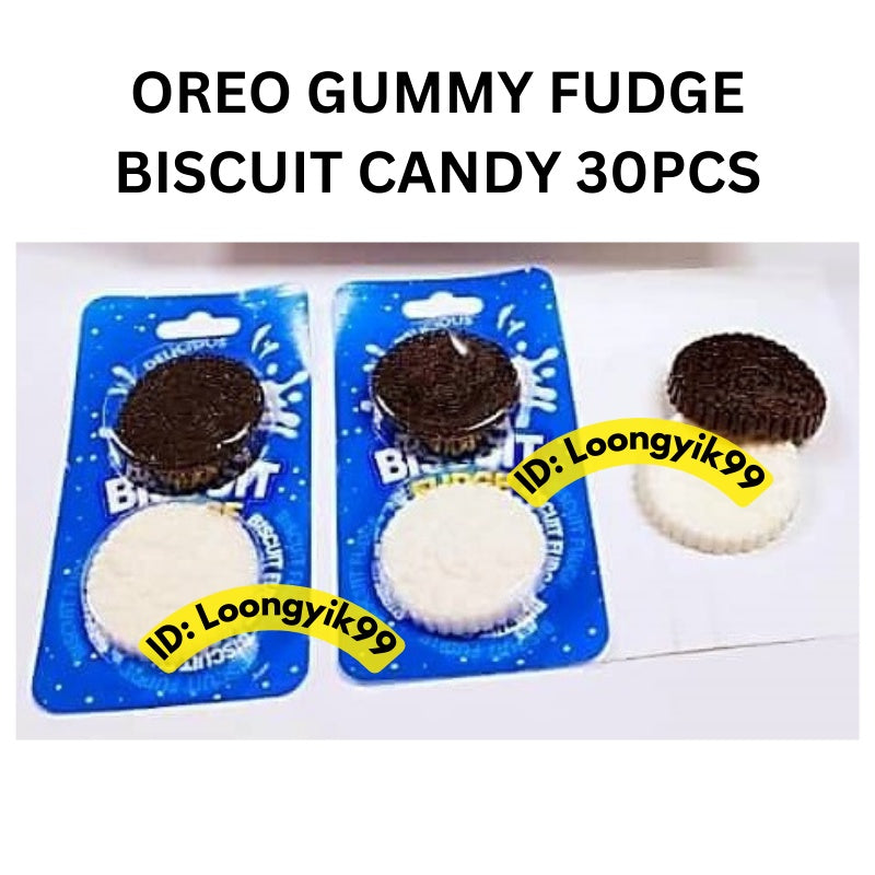 OREO GUMMY FUDGE BISCUIT CANDY 30PCS