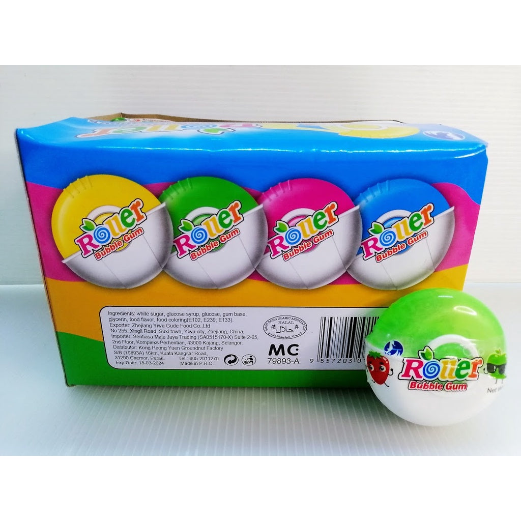 ROLLER BUBBLE GUM 30PCS HALAL