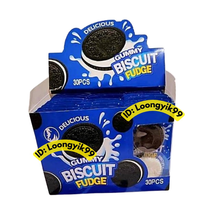 OREO GUMMY FUDGE BISCUIT CANDY 30PCS